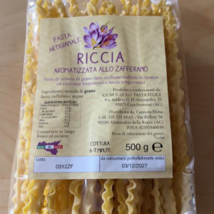Pasta Riccia allo Zafferano