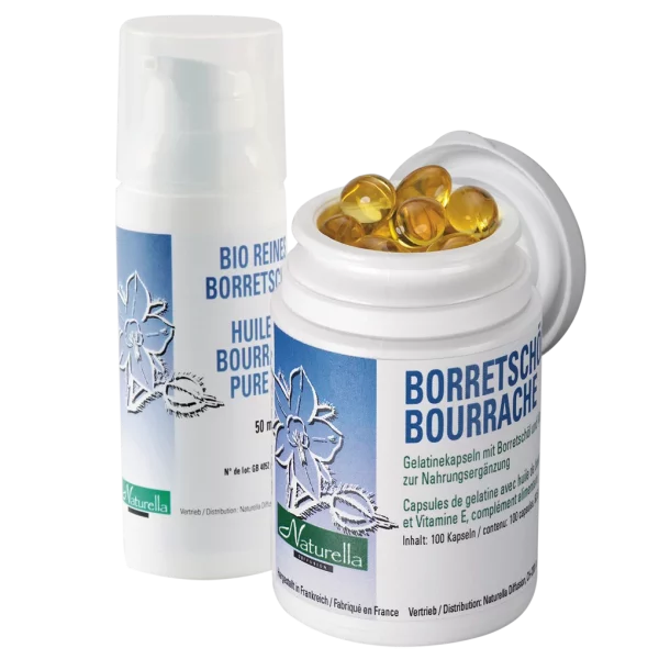 Huile de bourrache bio 100 capsules